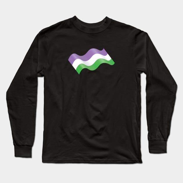 Genderqueer Long Sleeve T-Shirt by traditionation